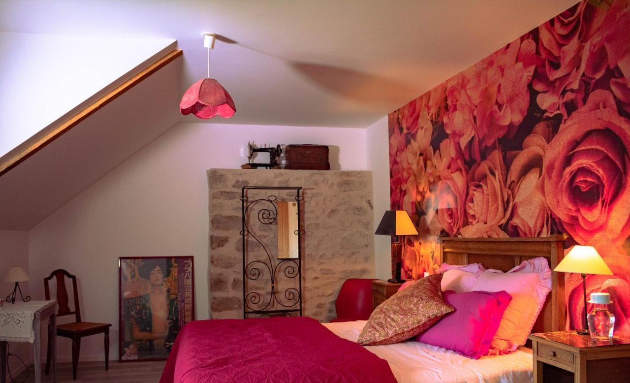 Bed and Breakfast Les Jardins De Nanine Lapleau Exteriér fotografie